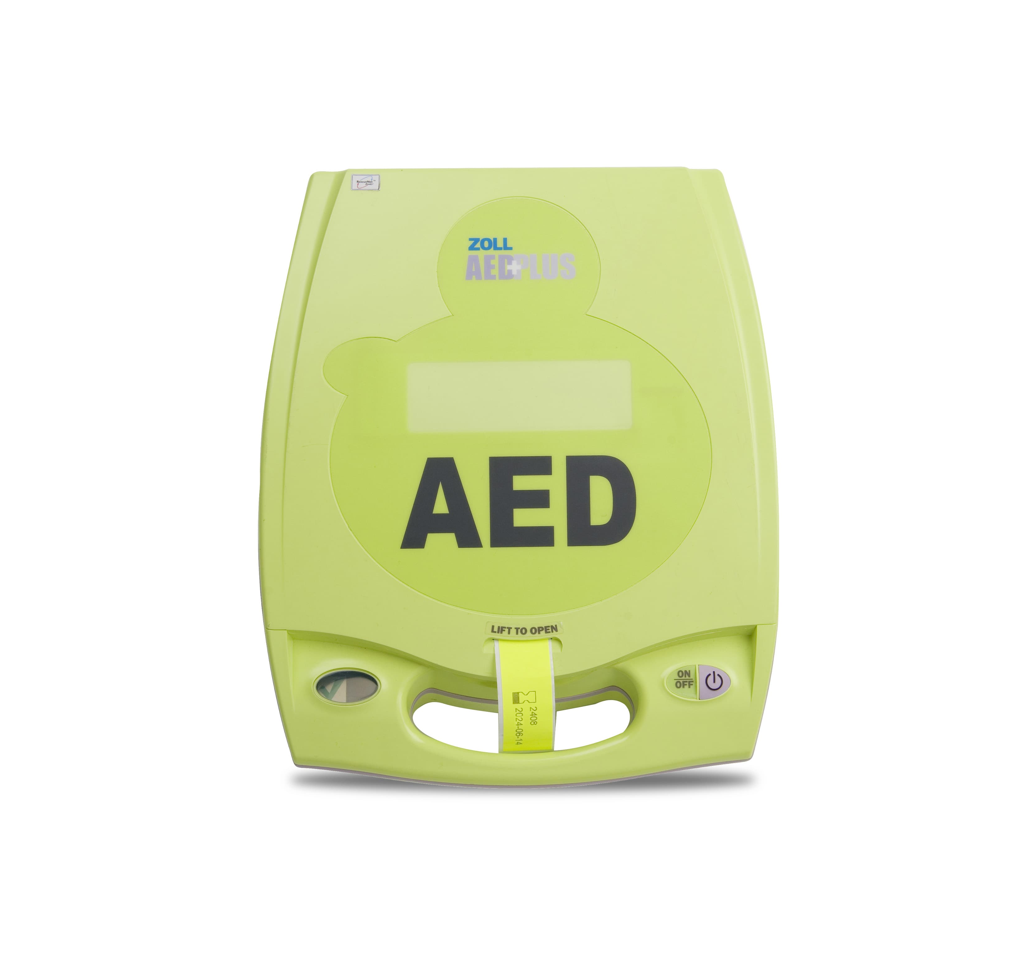 ZOLL AED Plus — front view with CPR-D-padz