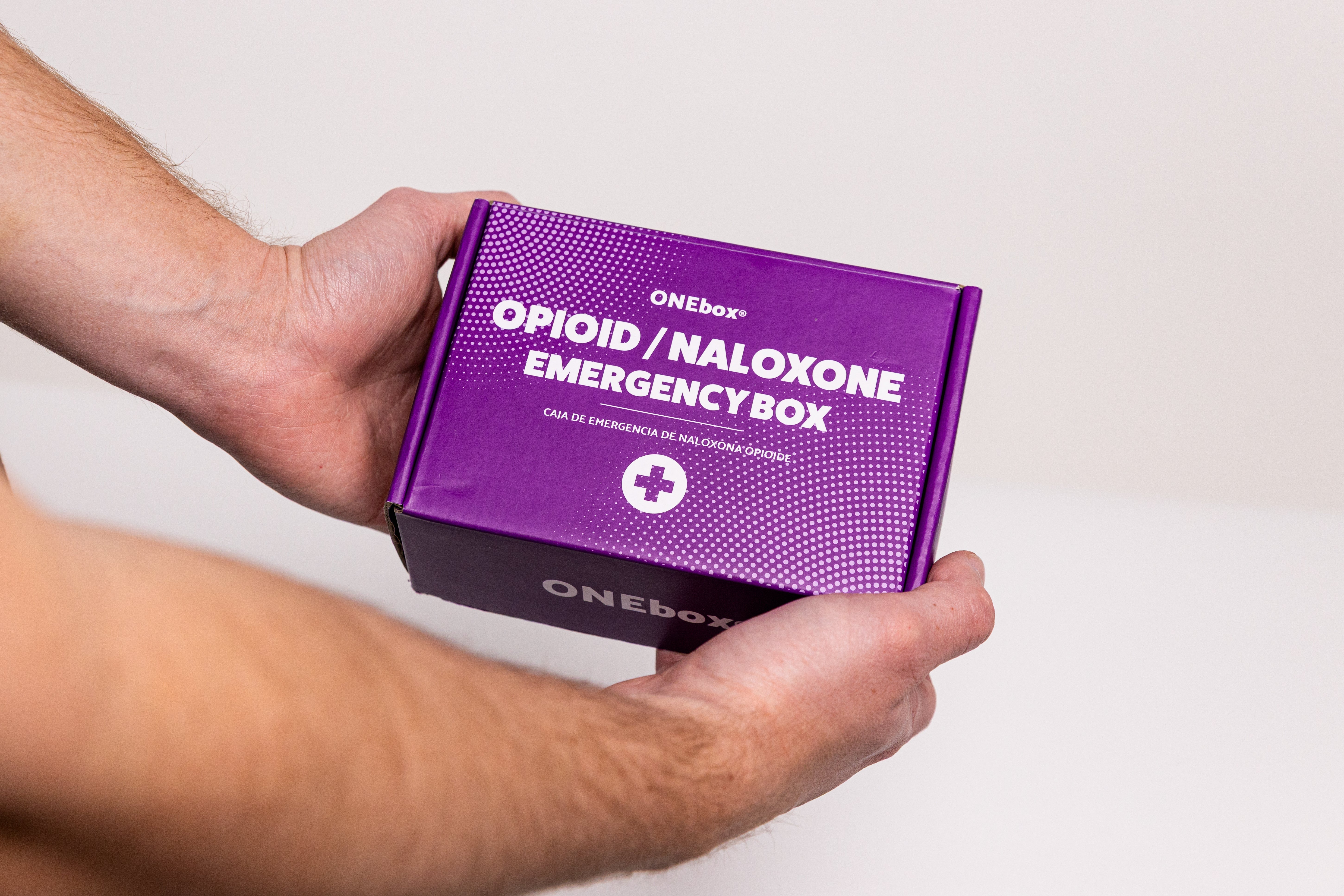 ONEbox Colocation Kit — installed next to AED